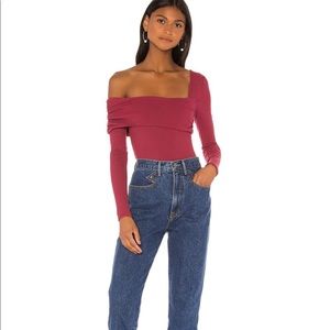 Privacy Please Florence Bodysuit in Burgundy